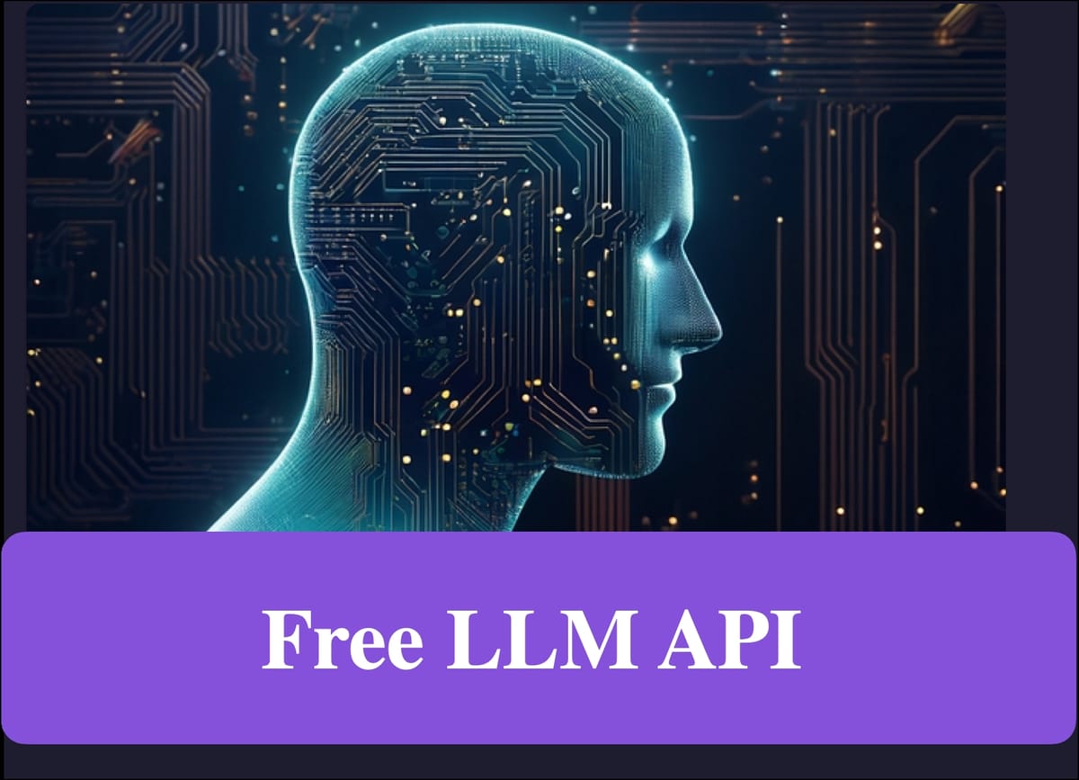 Large Language Model API: Free Playground