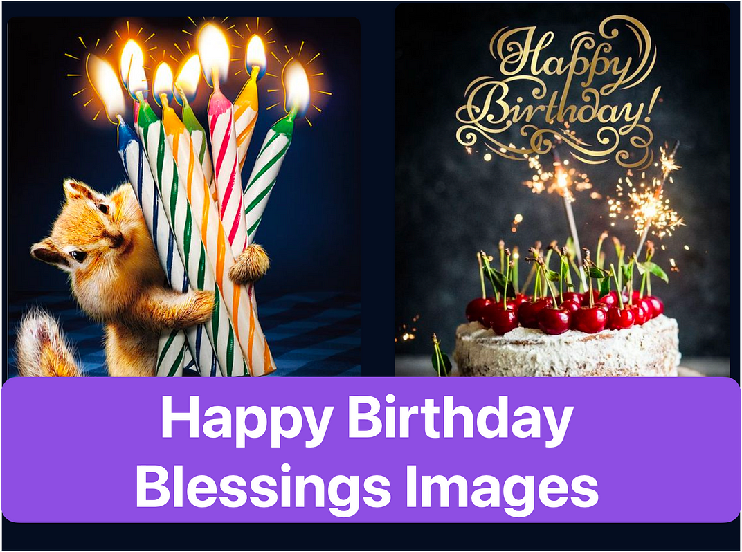 Happy Birthday Blessings Images: AI Creations