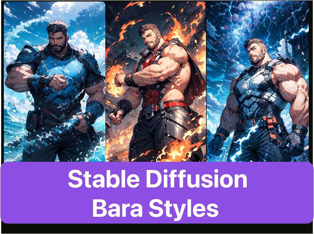 Mastering Stable Diffusion Bara Styles