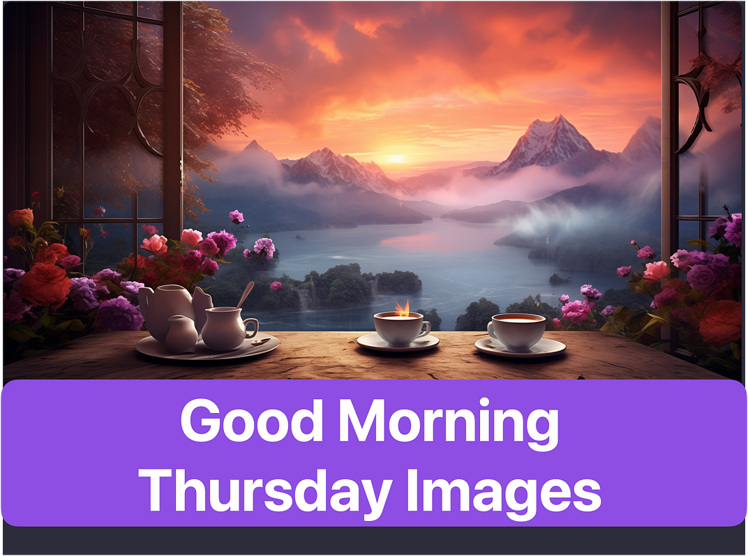 Stunning AI-Generated Good Morning Thursday Images