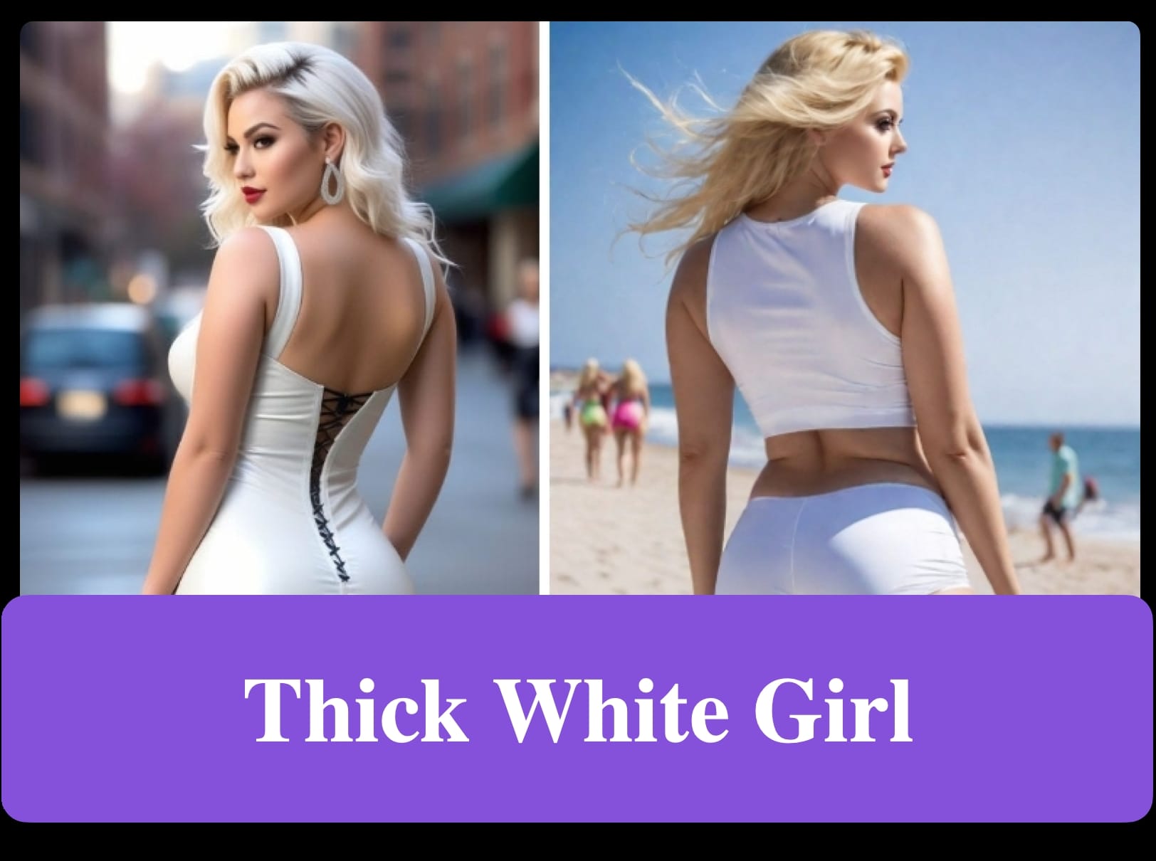 Thick White Girls: The New Trending AI Art