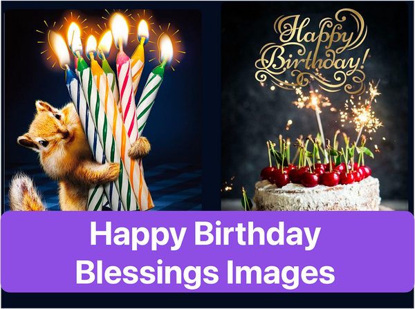 Happy Birthday Blessings Images: AI Creations