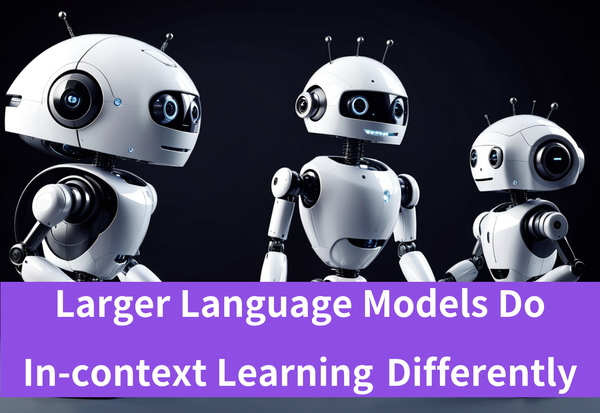 How and Why Do Larger Language Models Do In-context Learning Differently?