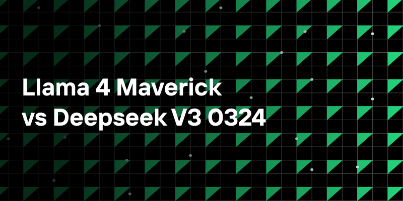 llama 4 maverick vs deepseek v3 0324