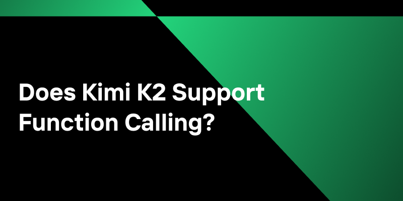 does kimi k2 support function calling