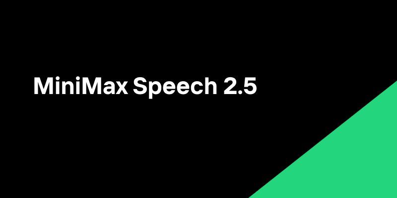 MiniMax Speech 2.5