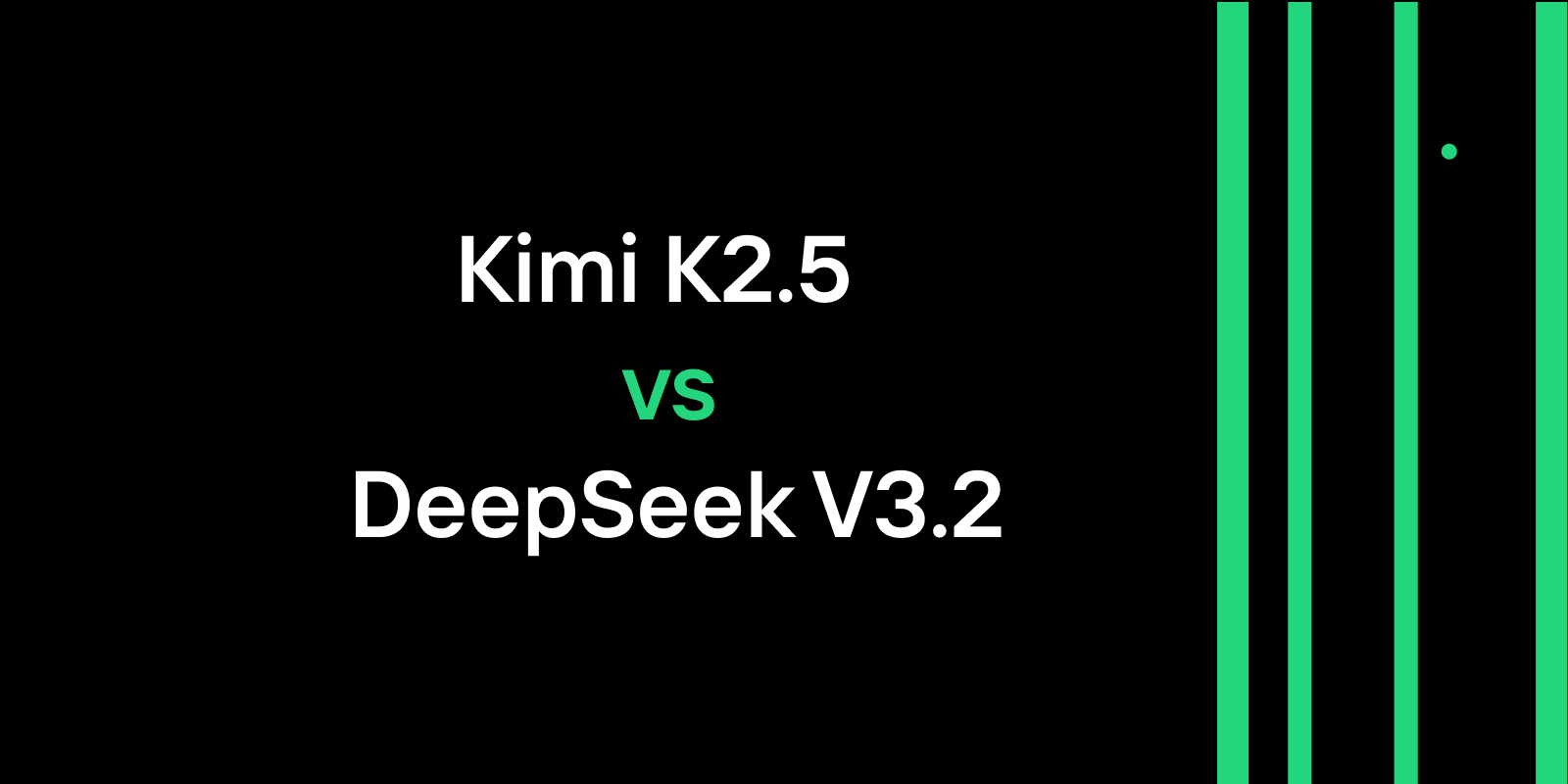 Kimi K2.5 vs DeepSeek V3.2