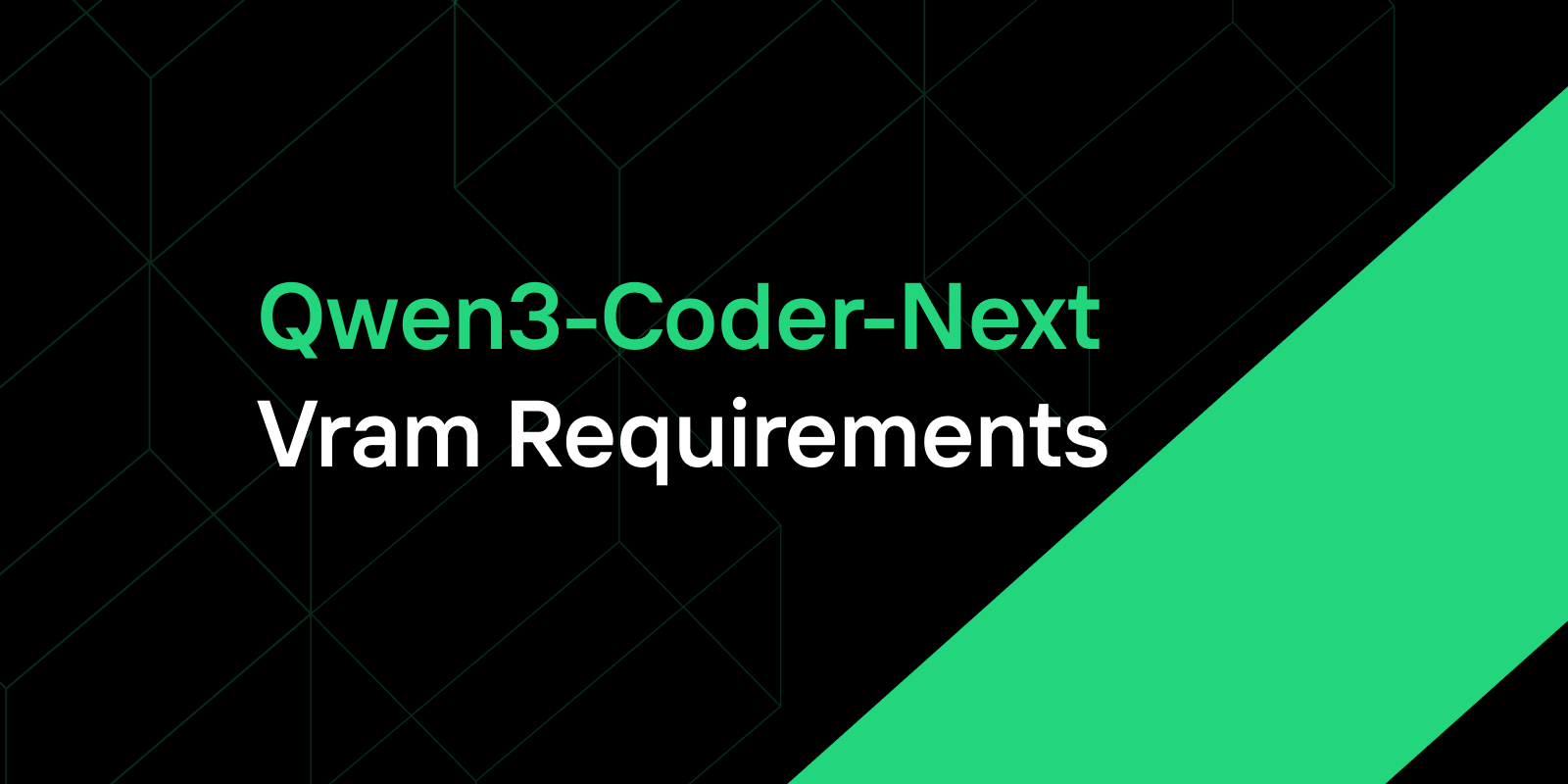 Qwen3-Coder-Next Vram Requirements