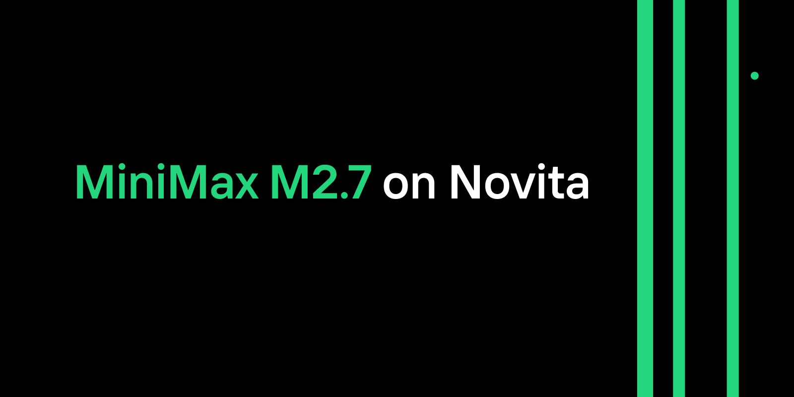 MiniMax M2.7 auf Novita