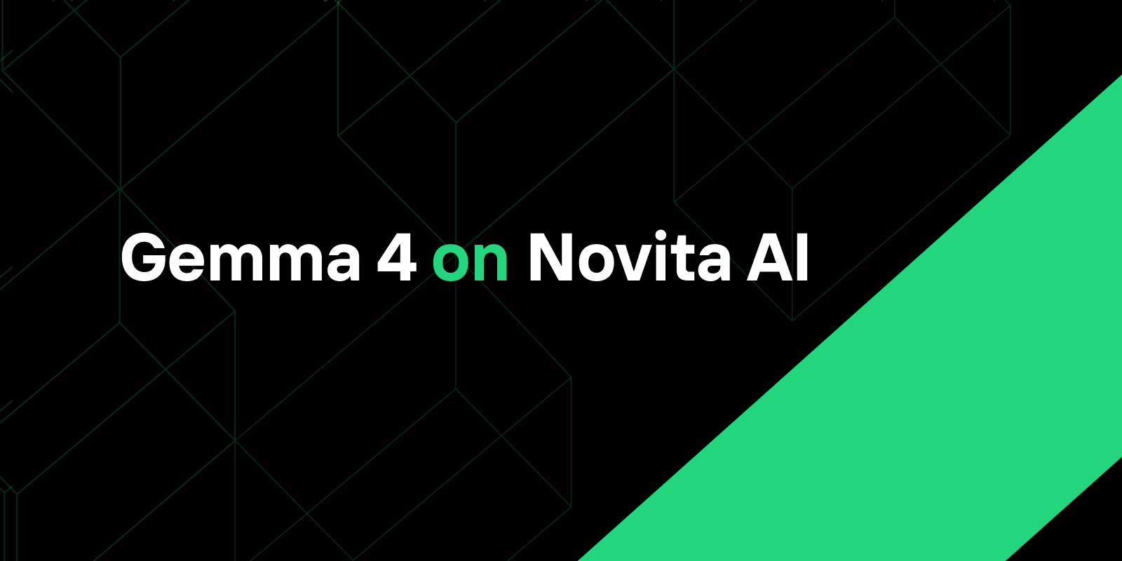 Gemma 4 on Novita AI
